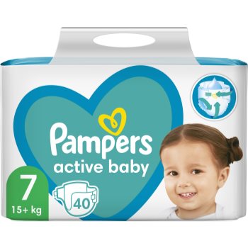 Pampers Active Baby Size 7 scutece de unica folosinta image0
